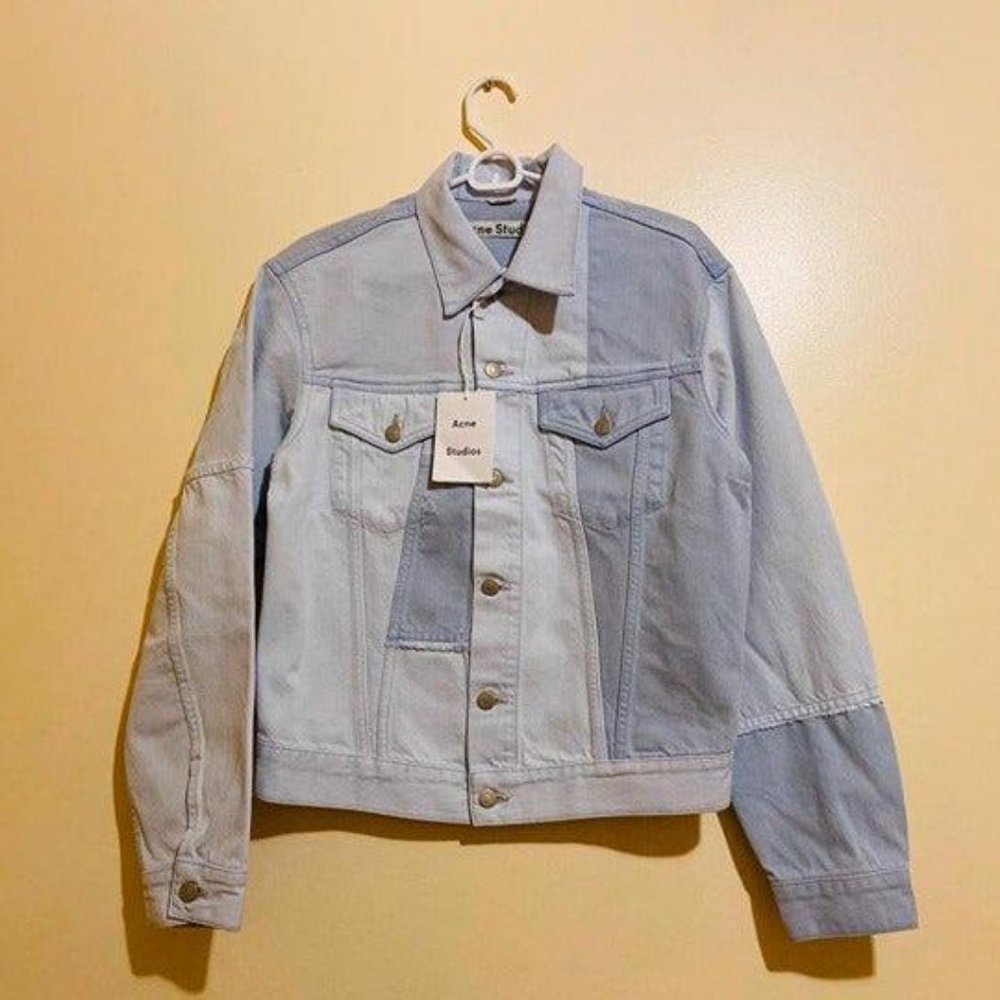 Acne Studios Recrafted Denim Jacket Blue